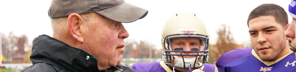 Photo of Carl Poelker and part of the McKendree Football team