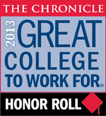 2013 Great Colleges to Work For Honor Roll Badge