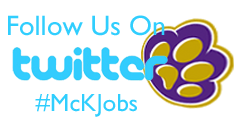 Follow us on Twitter #mckjobs