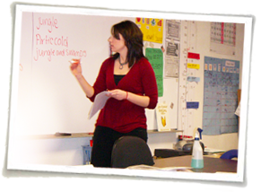 Photo of Teacher in classroom