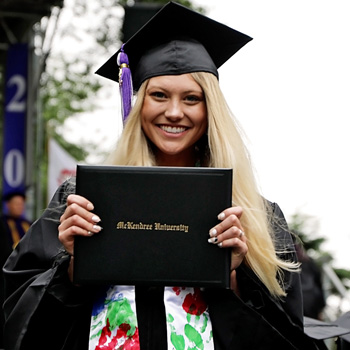 Graduate at Commencement