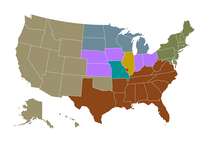 Meet Your Admission Counselor Map