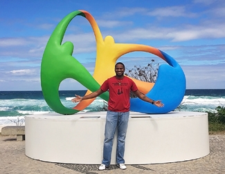 Photo of Nick Powell on the Beach in Rio