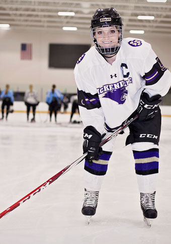 Delayne Ivanowski Playing Ice Hockey